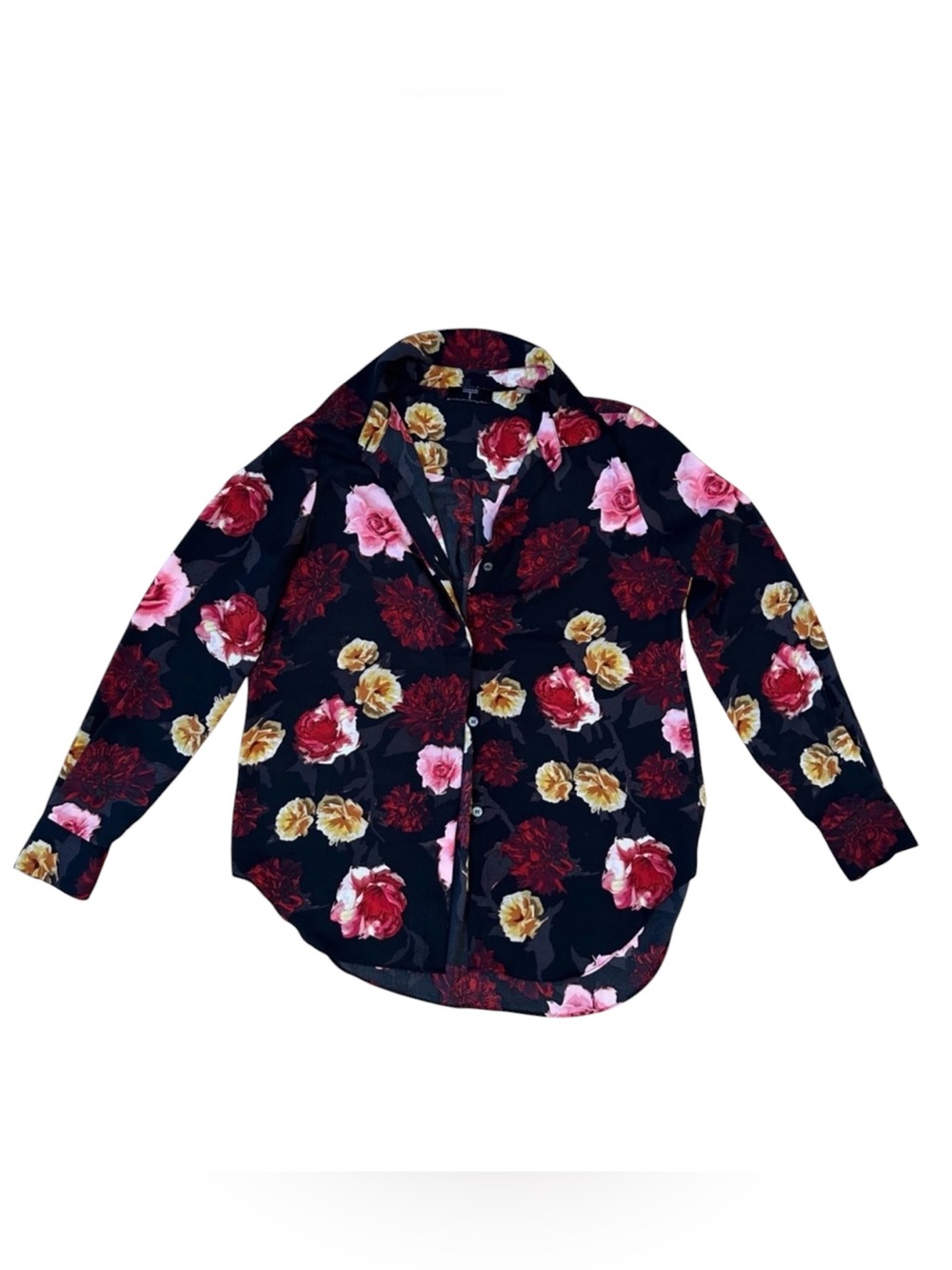 Tahari Floral Button Down